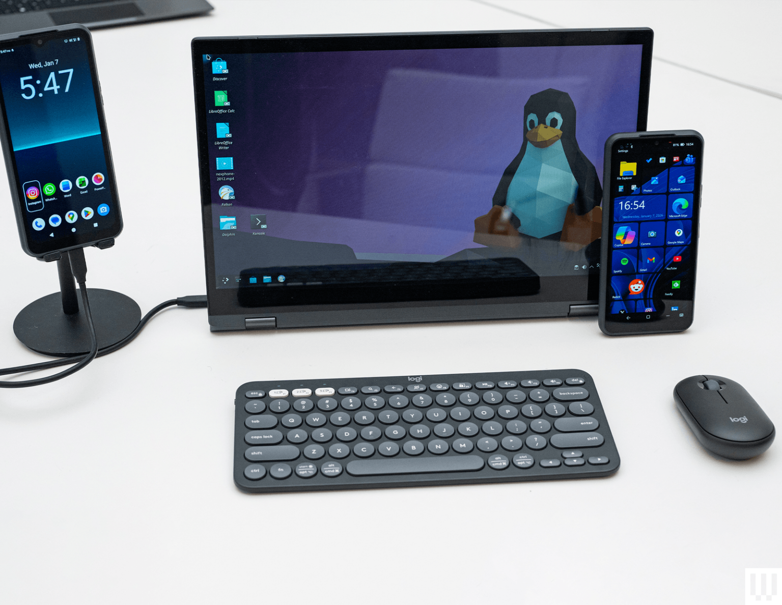 Image may contain Computer Computer Hardware Computer Keyboard Electronics Hardware Animal Bird Penguin and Pc