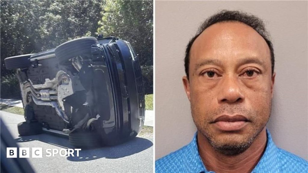 Tiger Woods released on bail after being charged following crash