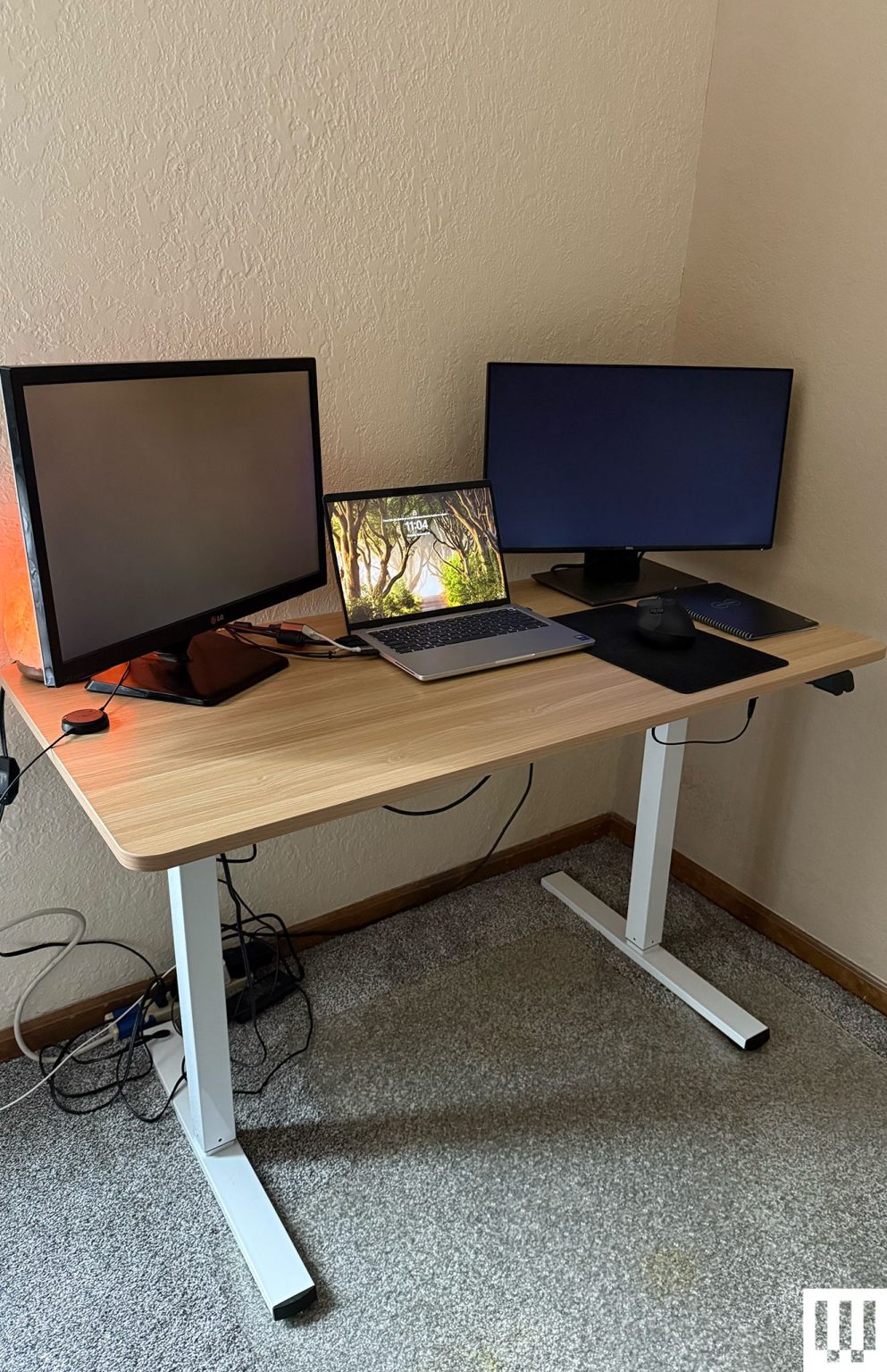 Image may contain Desk Furniture Table Computer Electronics Laptop Pc Computer Hardware Hardware and Monitor