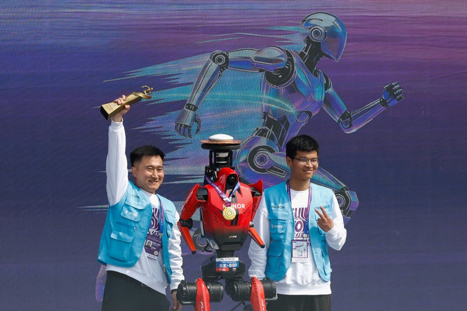 robot china maratón