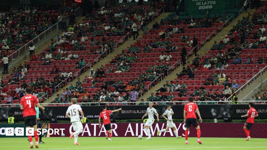 World Cup 2026: Fifa claims fans staying on concourses are reason for empty seats