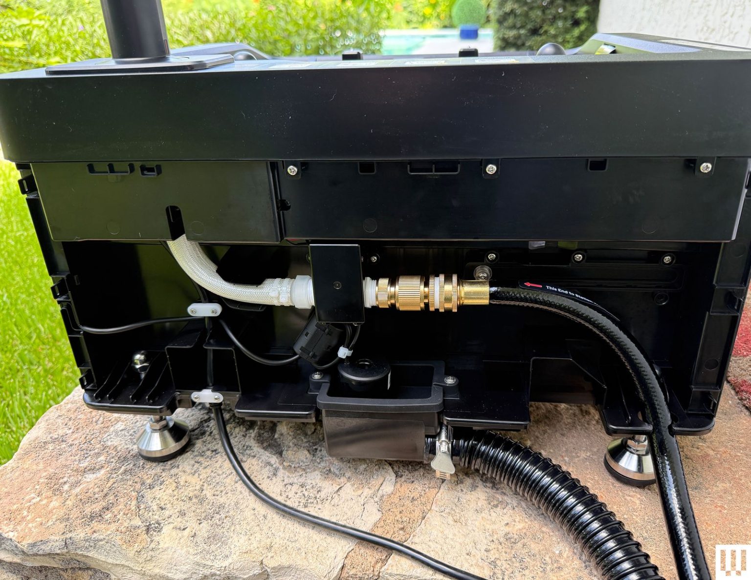 Beatbot AquaSense X Review: A Pool Robot That Cleans Itself Image may contain Adapter Electronics Escooter Transportation and Vehicle