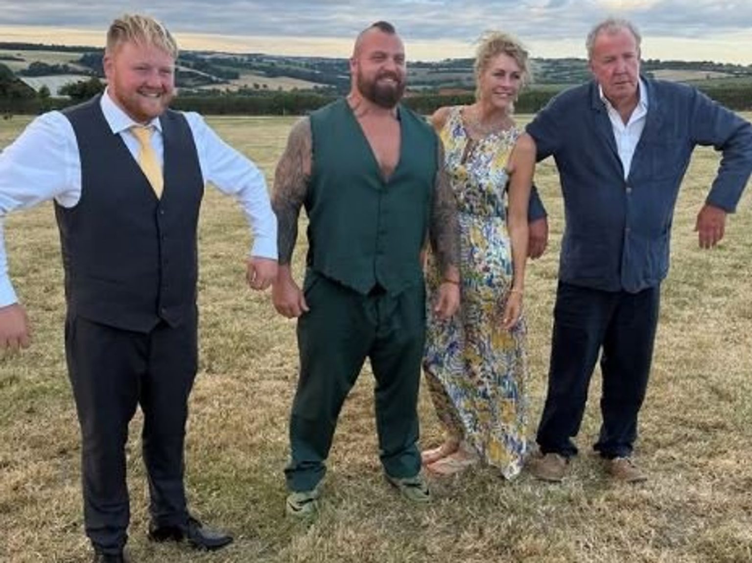 Kaleb Cooper jokes he’s on ‘honeymoon’ as he returns to farm on four hours sleep after boozy wedding weekend Jeremy Clarkson and Lisa Hogan