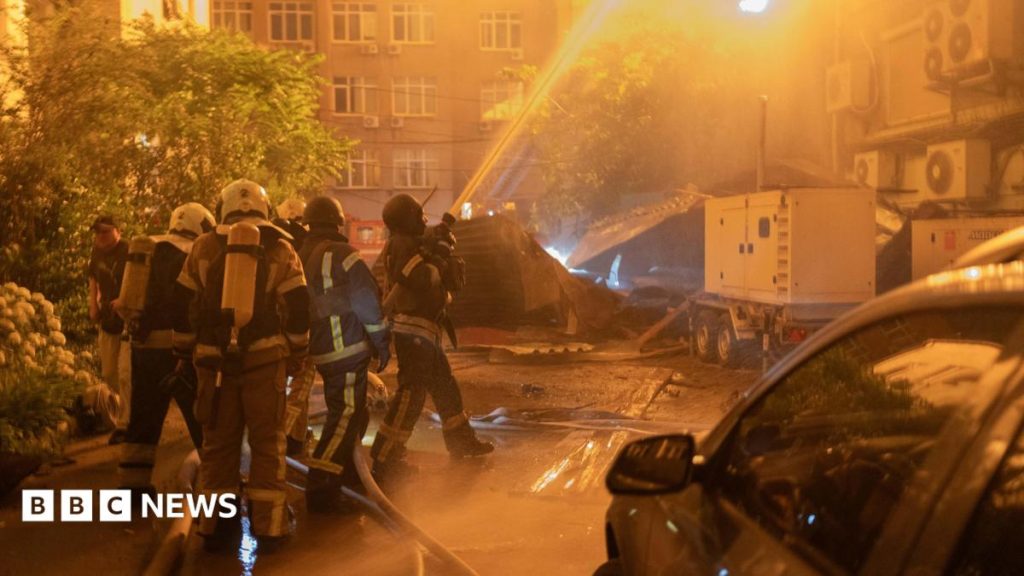 Kyiv comes under major Russian missile and drone fire Kyiv comes under major Russian missile and drone fire