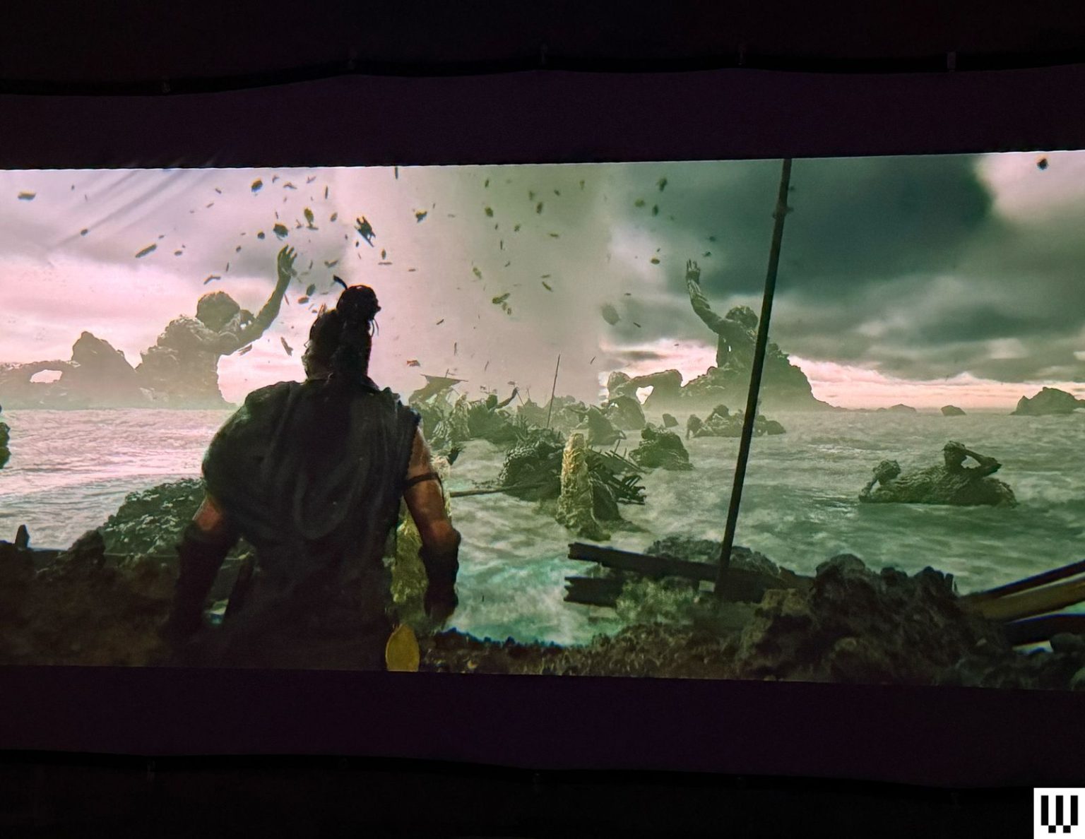 Review: Xgimi Titan Noir Max Home Projector (2026) Image may contain Animal Aquarium Fish Sea Life Water Aquatic Nature Outdoors Sea Rock Adult and Person