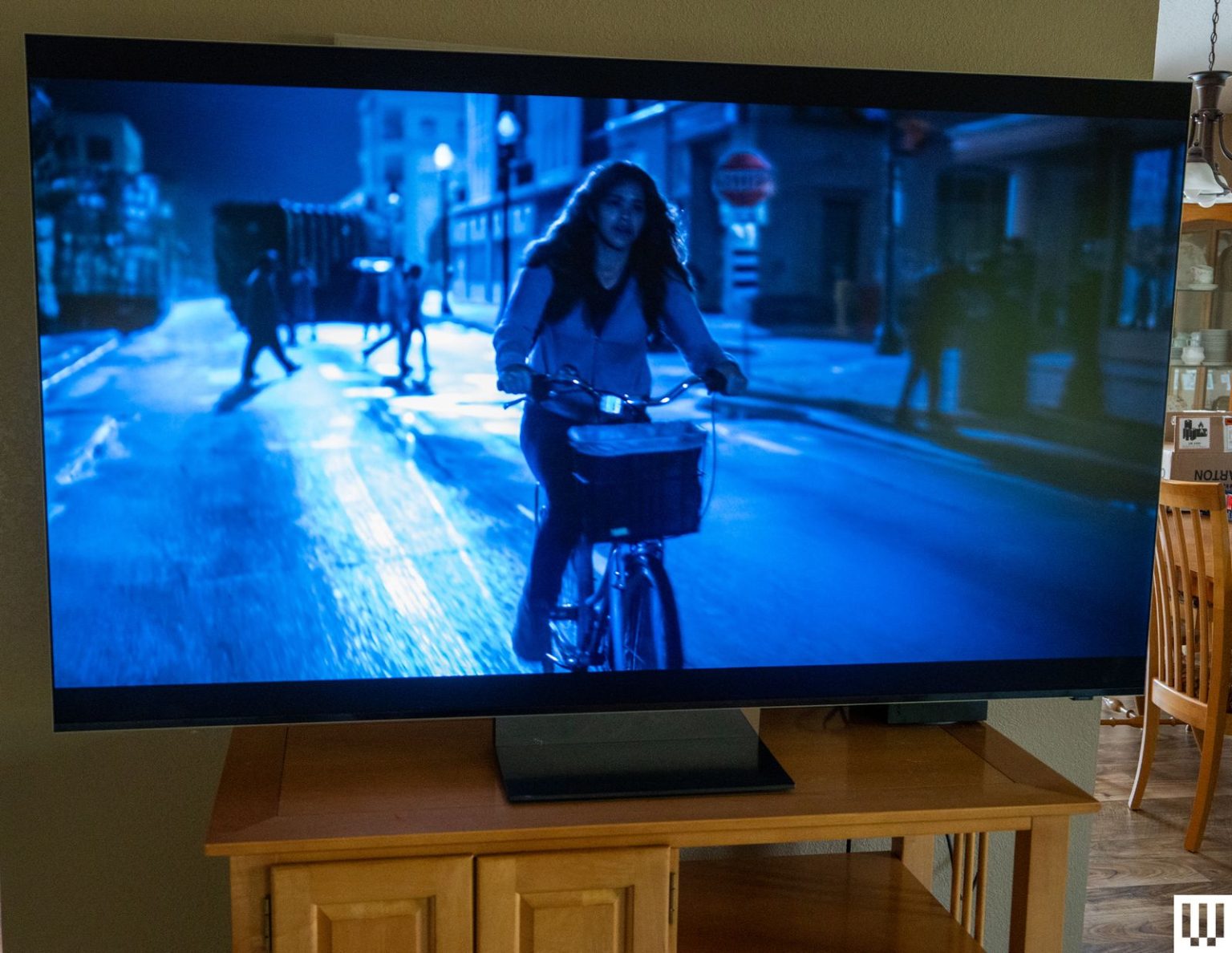 Image may contain Gina Rodriguez Computer Hardware Electronics Hardware Monitor Screen TV Adult Person and Clothing